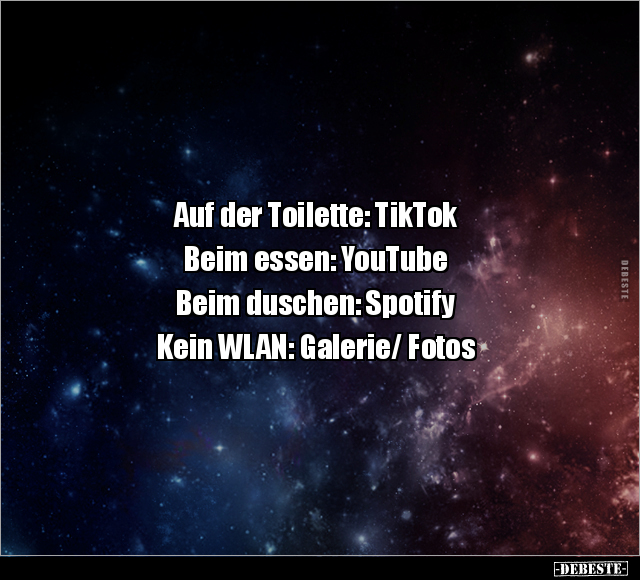 Auf der Toilette: TikTok.. - Lustige Bilder | DEBESTE.de