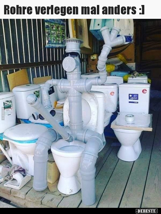 Rohre verlegen mal anders :]