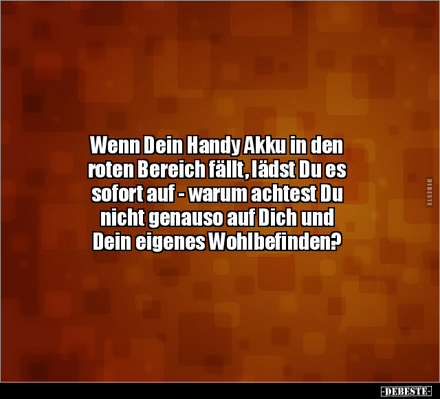 Wenn Dein Handy Akku in den roten Bereich fällt.. - Lustige Bilder | DEBESTE.de