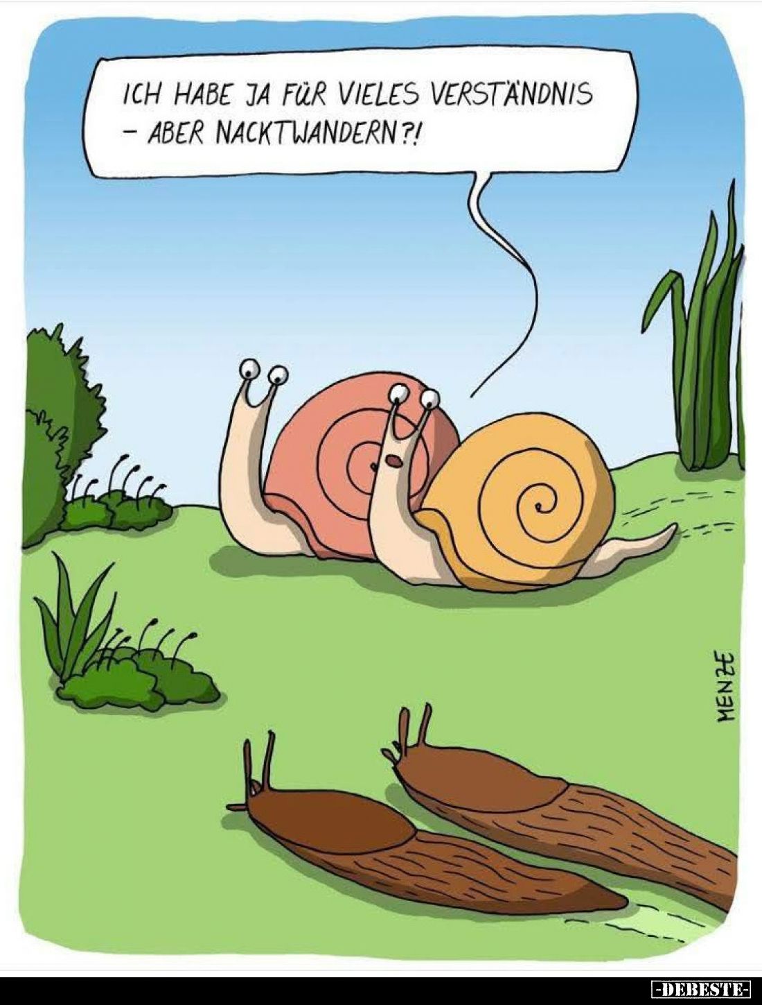 Ich habe ja für vieles Verständnis, aber Nacktwandern?!..