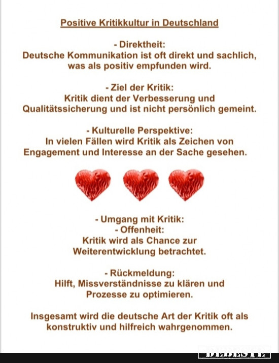 Positive Kritikkultur in Deutschland - Lustige Bilder | DEBESTE.de