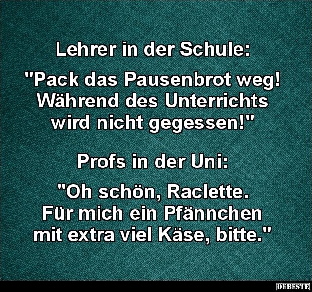 Lehrer in der Schule / Profs in der Uni.. - Lustige Bilder | DEBESTE.de