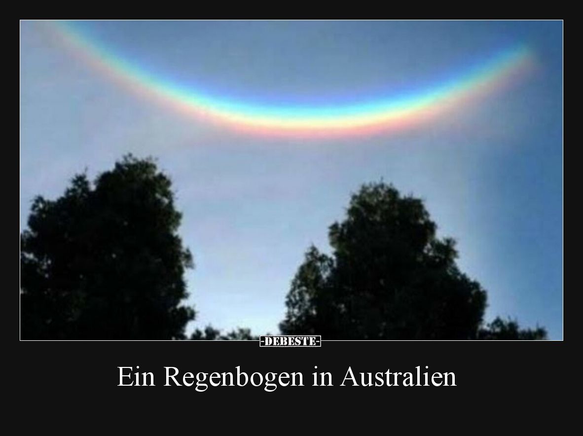 Ein Regenbogen in Australien