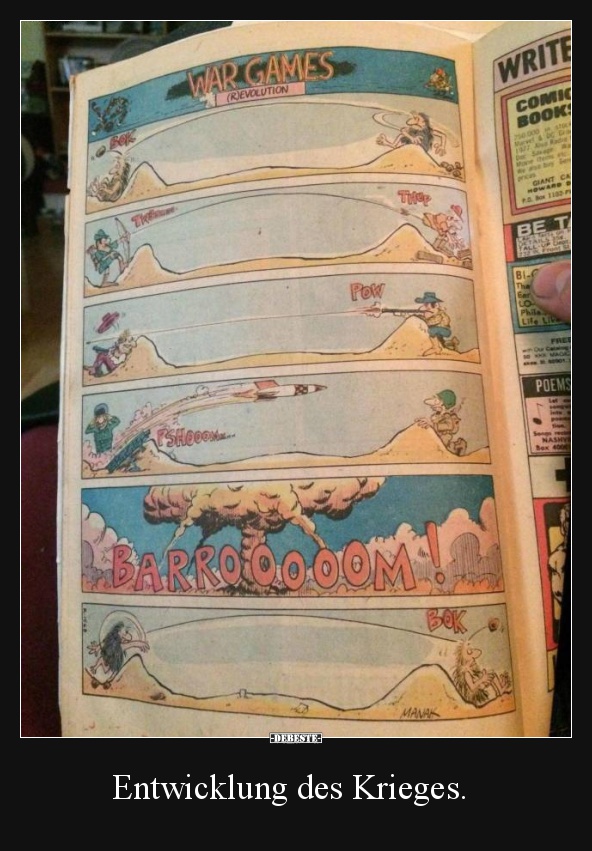 Entwicklung des Krieges.