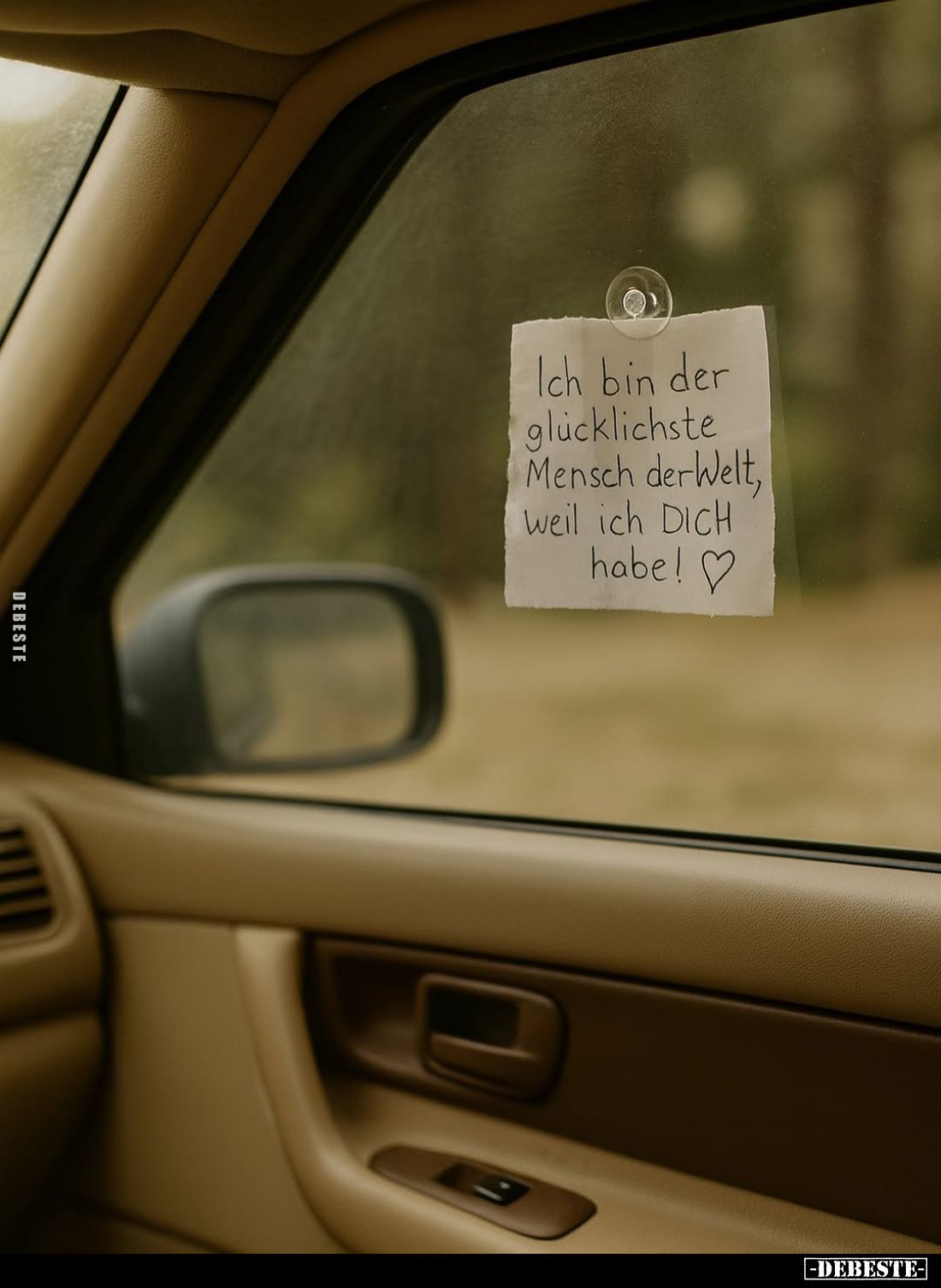 Ich bin der glücklichste Mensch der Welt, weil ich DICH habe!