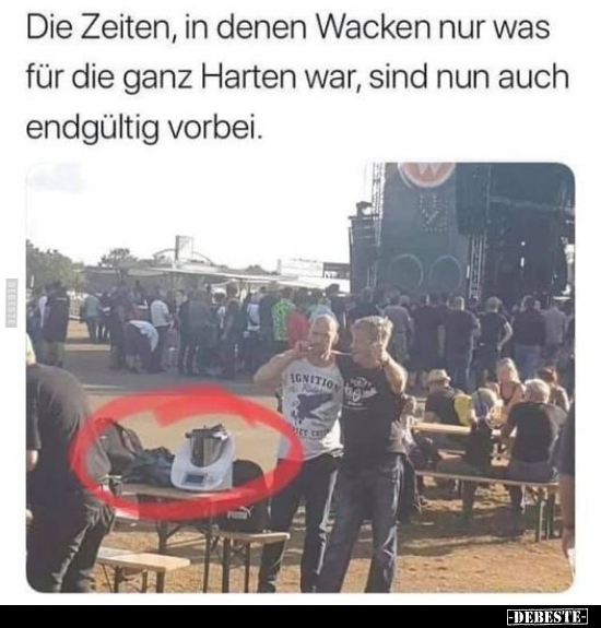 Die Zeiten, in denen Wacken nur was für die ganz Harten..