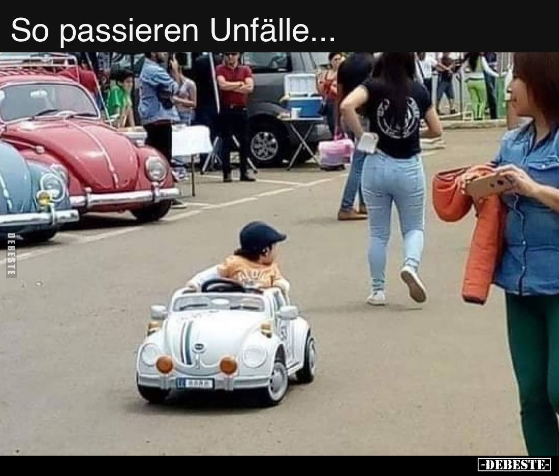 So passieren Unfälle...
