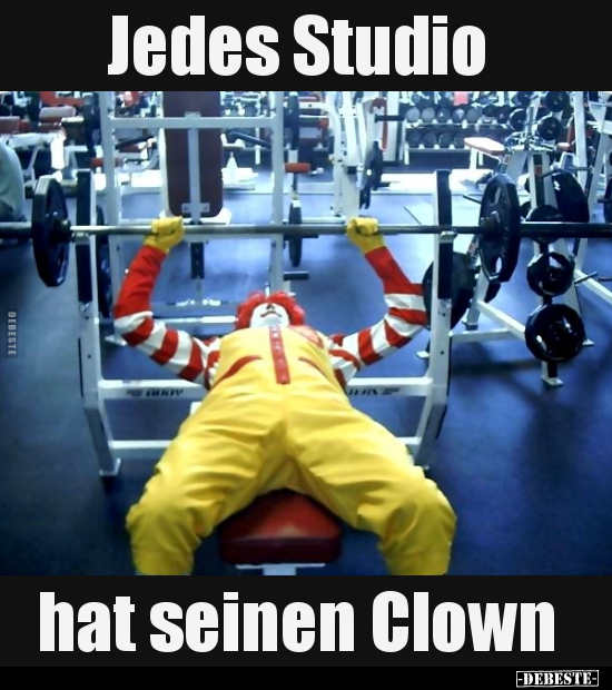 Jedes Studio hat seinen Clown.. - Lustige Bilder | DEBESTE.de