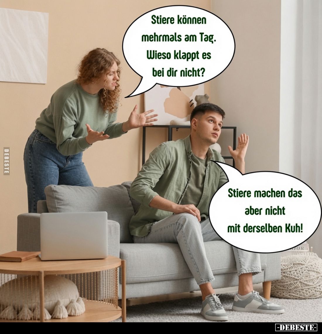 Stiere können mehrmals am Tag.
Wieso klappt es bei dir nicht?
Stiere machen das aber nicht mit derselben Kuh!