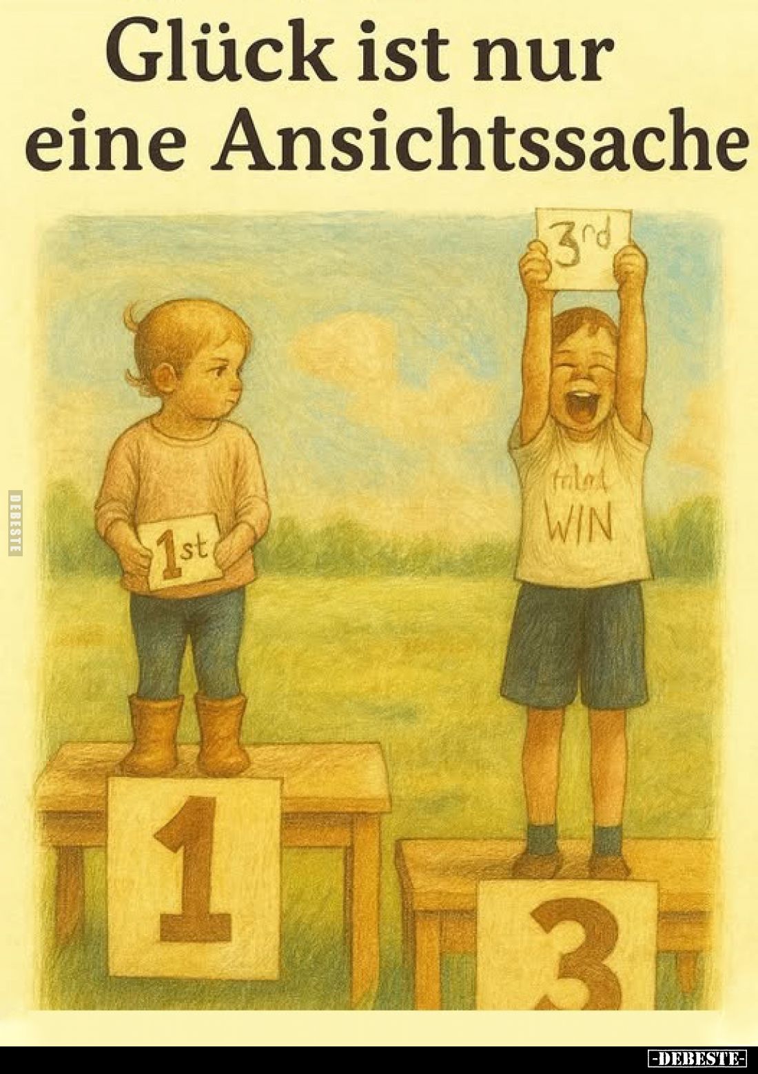 Glück ist nur eine Ansichtssache