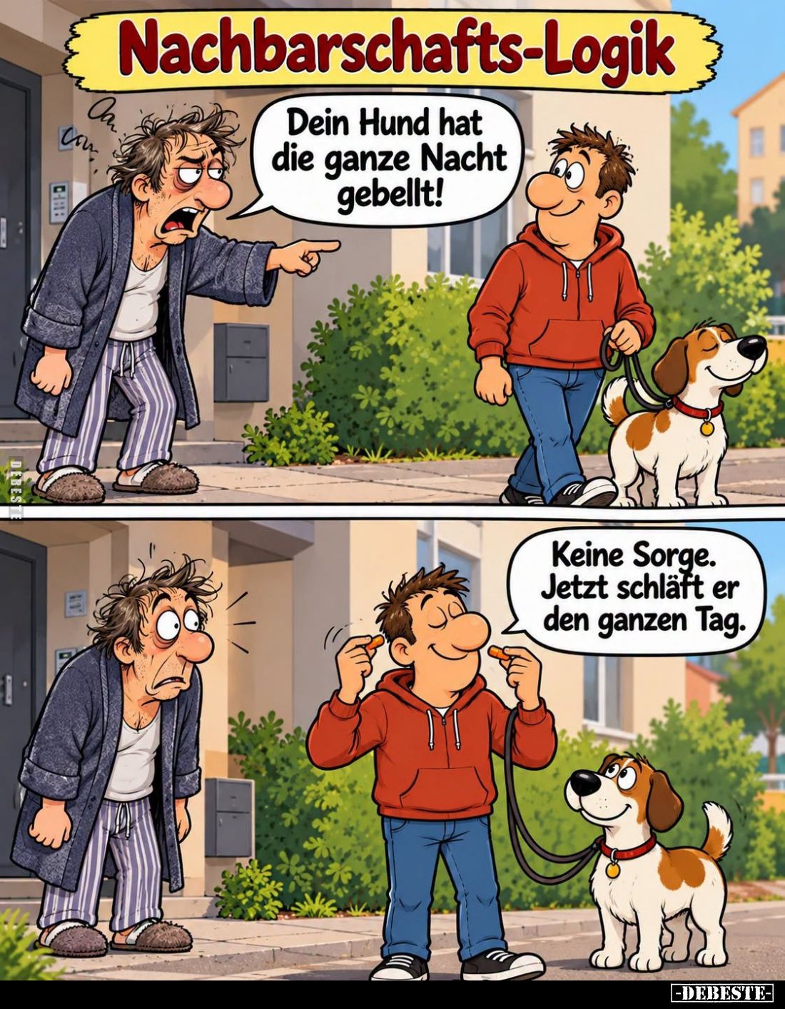 Dein Hund hat die ganze Nacht gebellt!.. - Lustige Bilder | DEBESTE.de