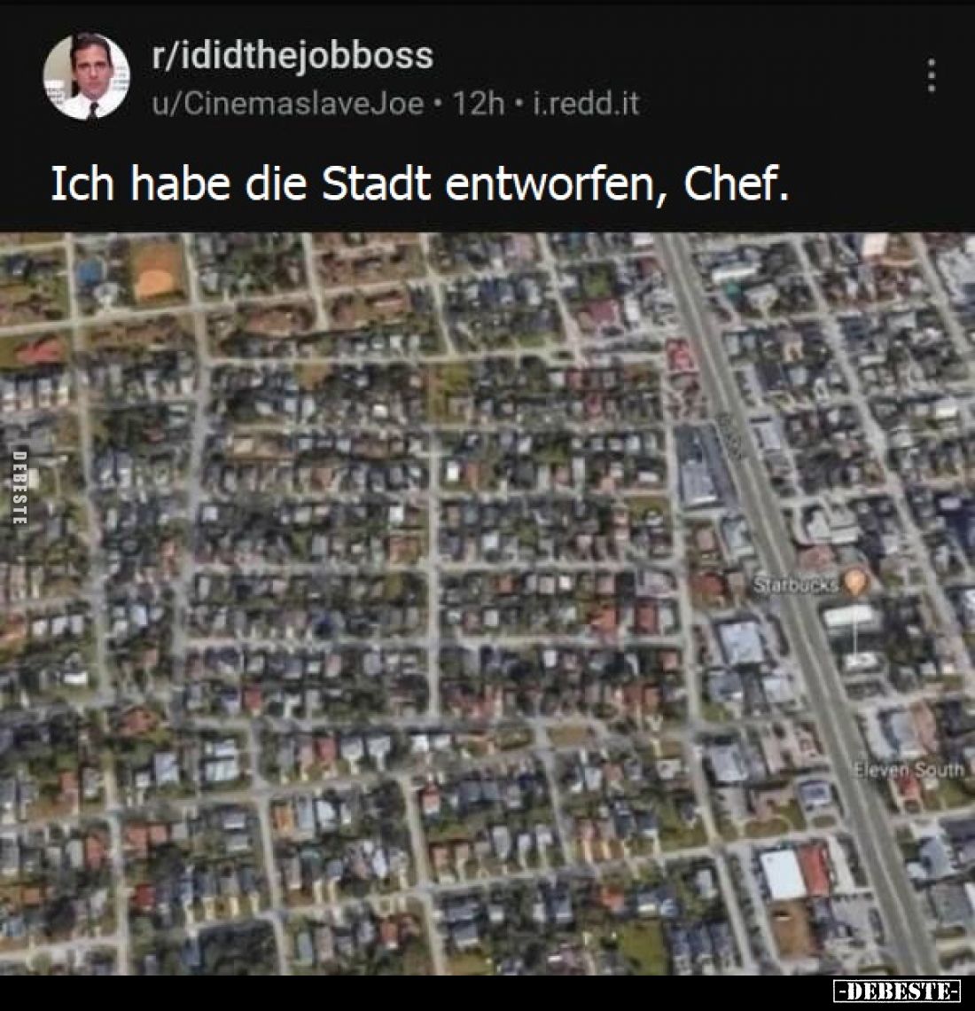 Ich habe die Stadt entworfen, Chef.