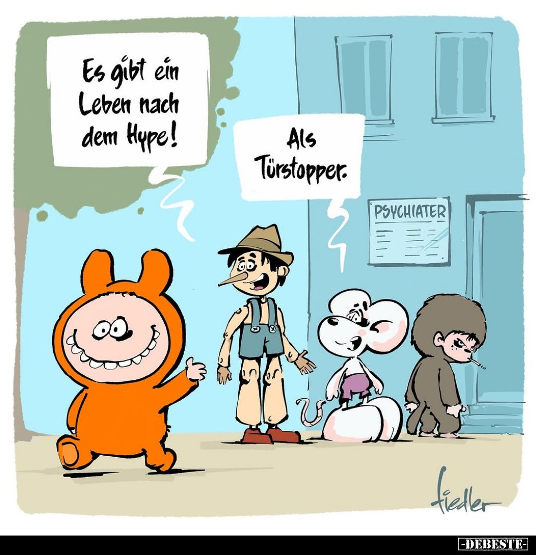 Es gibt ein Leben nach dem Hype! -
Als Türstopper.