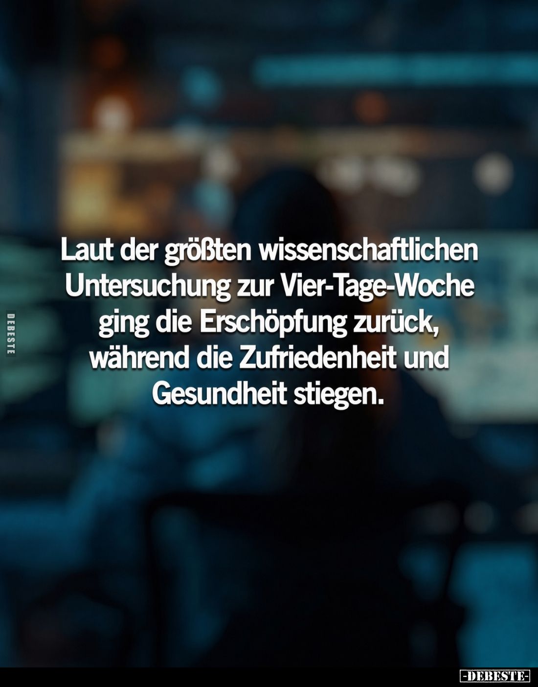 Laut der größten wissenschaftlichen Untersuchung zur Vier-Tage-Woche ging die Erschöpfung zurück, während die Zufriedenheit u...