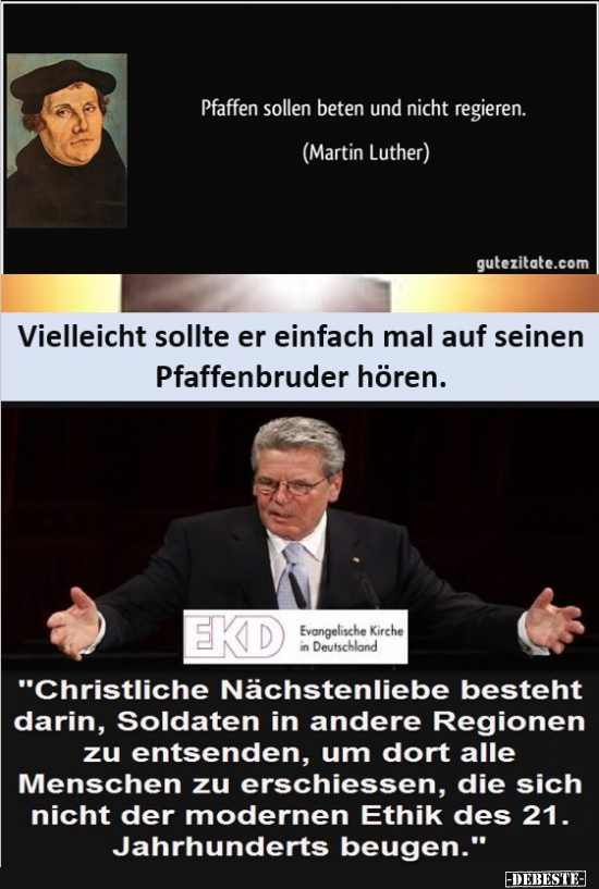 Die lieben Pfaffen