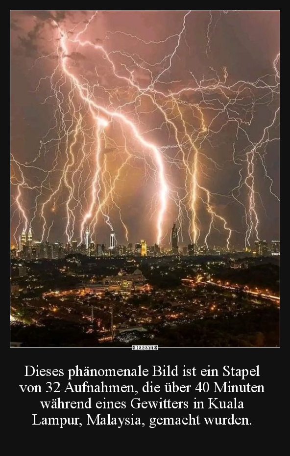 Dieses phänomenale Bild ist ein Stapel von 32 Aufnahmen.. - Lustige Bilder | DEBESTE.de