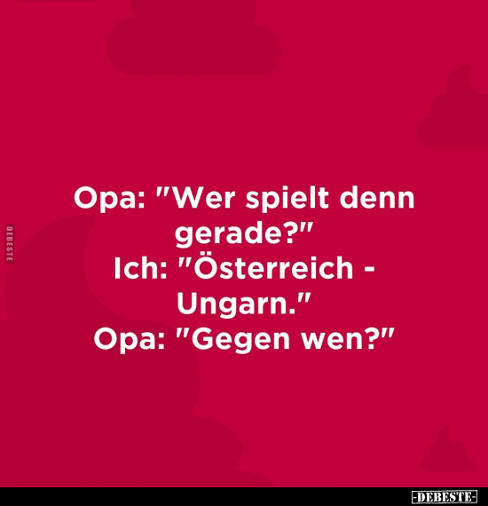 Opa: "Wer spielt denn gerade?".. - Lustige Bilder | DEBESTE.de