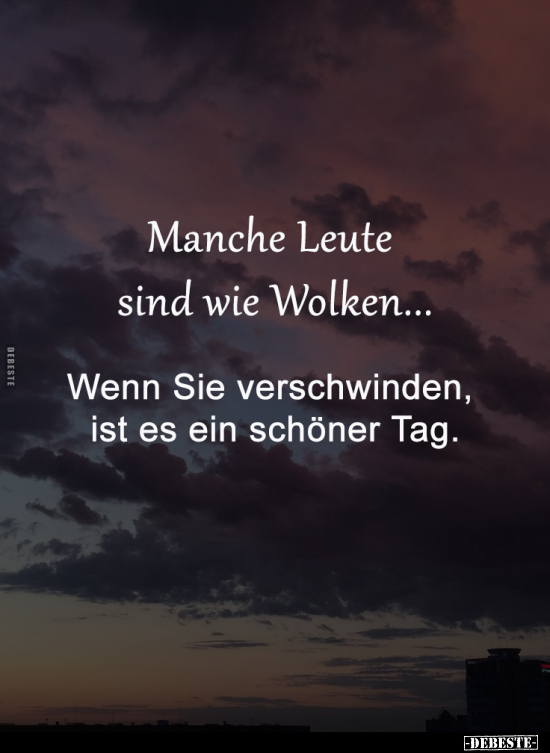 Wolken, Wenn, Schöner Tag