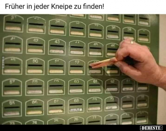 Früher in jeder Kneipe zu finden!.. - Lustige Bilder | DEBESTE.de
