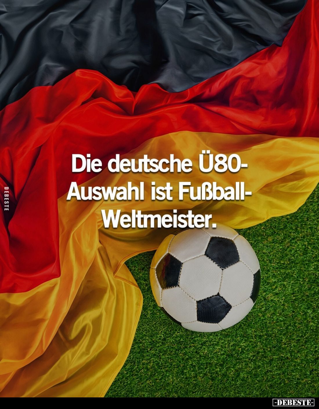 Die deutsche Ü80-Auswahl ist Fußball-Weltmeister.