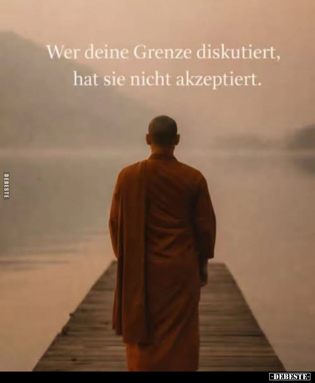 Wer deine Grenze diskutiert, hat sie nicht akzeptiert.