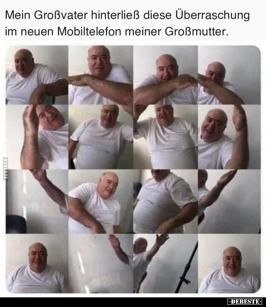 Mein Großvater hinterließ diese Überraschung im neuen Mobiltelefon meiner Großmutter.