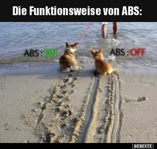 Die Funktionsweise von ABS.. - Lustige Bilder | DEBESTE.de