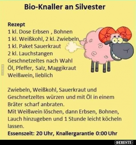 Bio-Knaller an Silvester.. - Lustige Bilder | DEBESTE.de