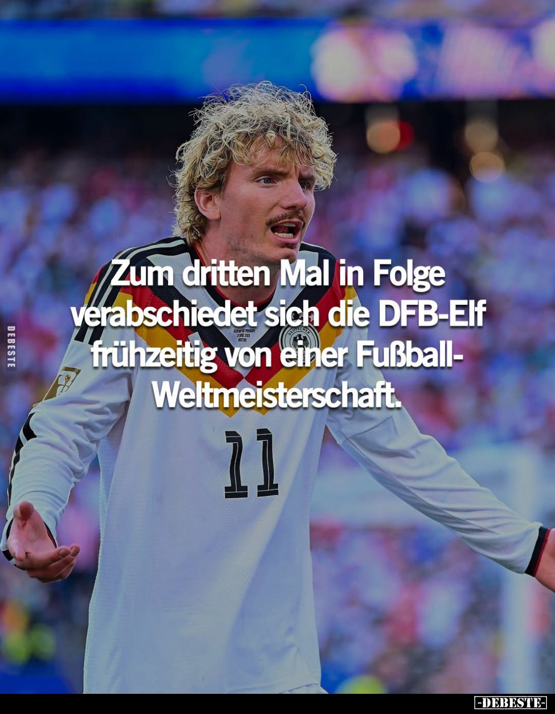 Zum dritten Mal in Folge verabschiedet sich die DFB-Elf frühzeitig von einer Fußball-Weltmeisterschaft.
