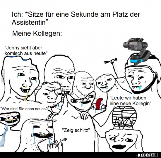 Ich: *Sitze für eine Sekunde am Platz der Assistentin*.. - Lustige Bilder | DEBESTE.de