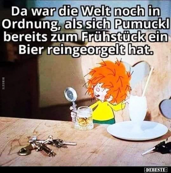 Da war die Welt noch in Ordnung, als sich Pumuckl bereits.. - Lustige Bilder | DEBESTE.de