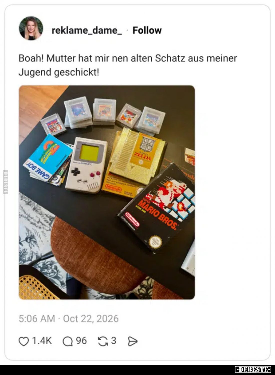 Boah! Mutter hat mir nen alten Schatz aus meiner Jugend geschickt!