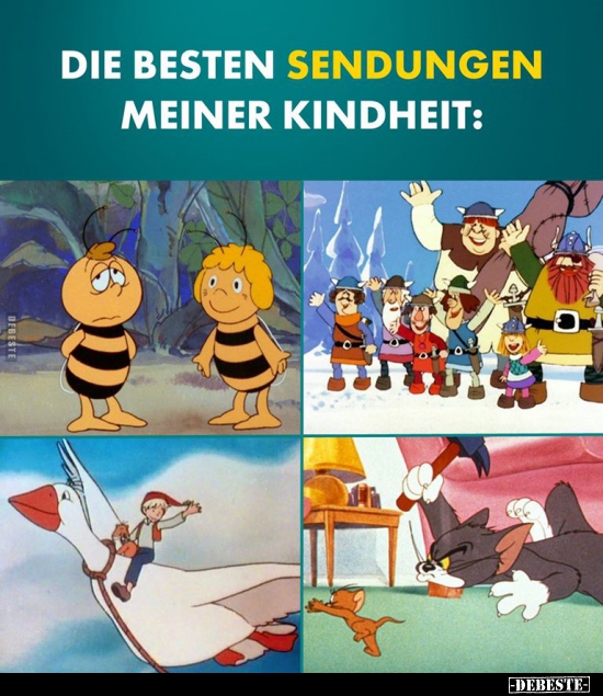 Die besten Sendungen meiner Kindheit.. - Lustige Bilder | DEBESTE.de