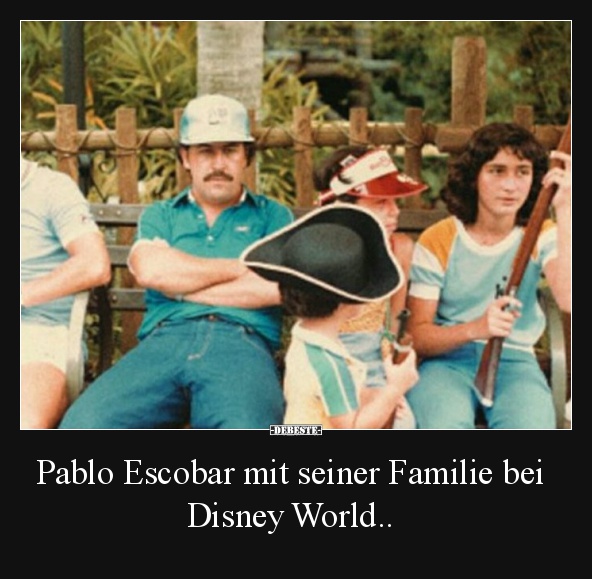 Pablo Escobar mit seiner Familie bei Disney World.. - Lustige Bilder | DEBESTE.de