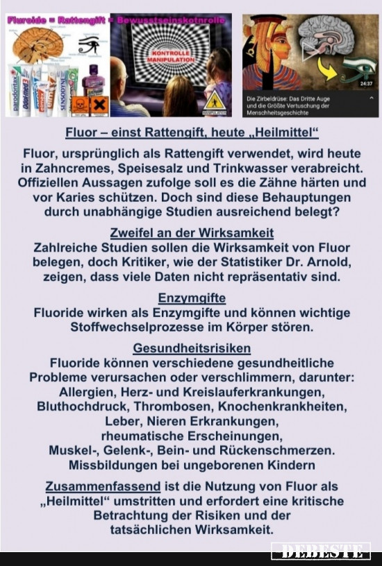 Fluor - einst Rattengift - Lustige Bilder | DEBESTE.de