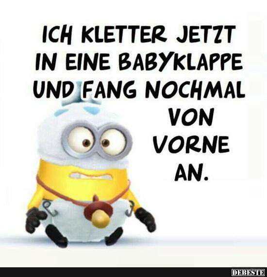 Ich kletter jetzt in eine Babyklappe und fang nochmal.. - Lustige Bilder | DEBESTE.de