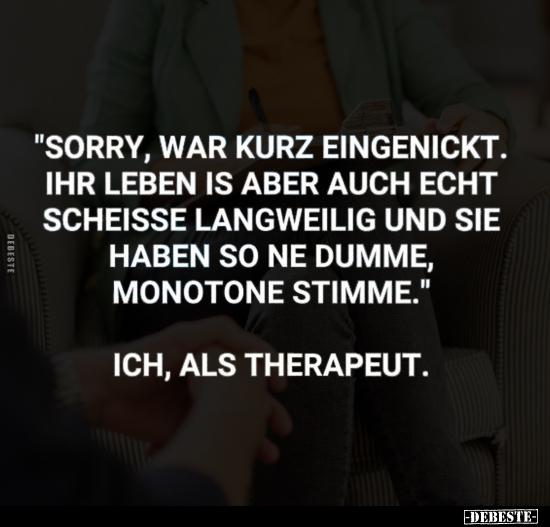 "Sorry, war kurz eingenickt..." - Lustige Bilder | DEBESTE.de