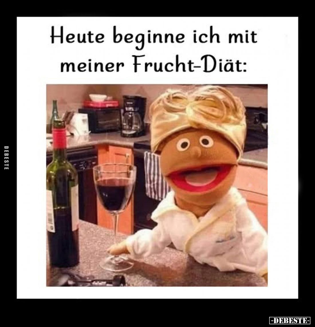 Heute beginne ich mit meiner Frucht-Diät: