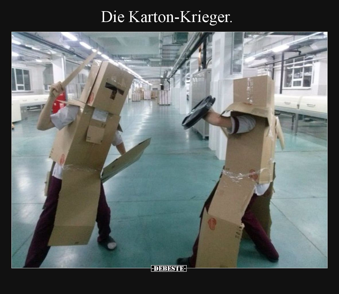 Die Karton-Krieger