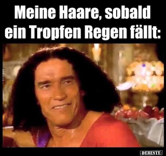 Meine Haare, sobald ein Tropfen Regen fällt.. - Lustige Bilder | DEBESTE.de