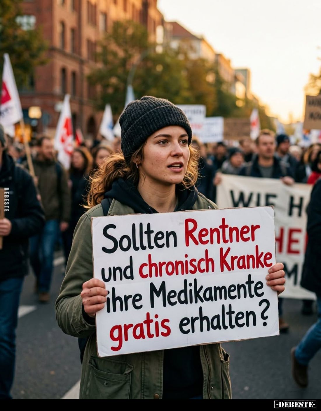 Sollten Rentner und chronisch Kranke ihre Medikamente gratis erhalten?