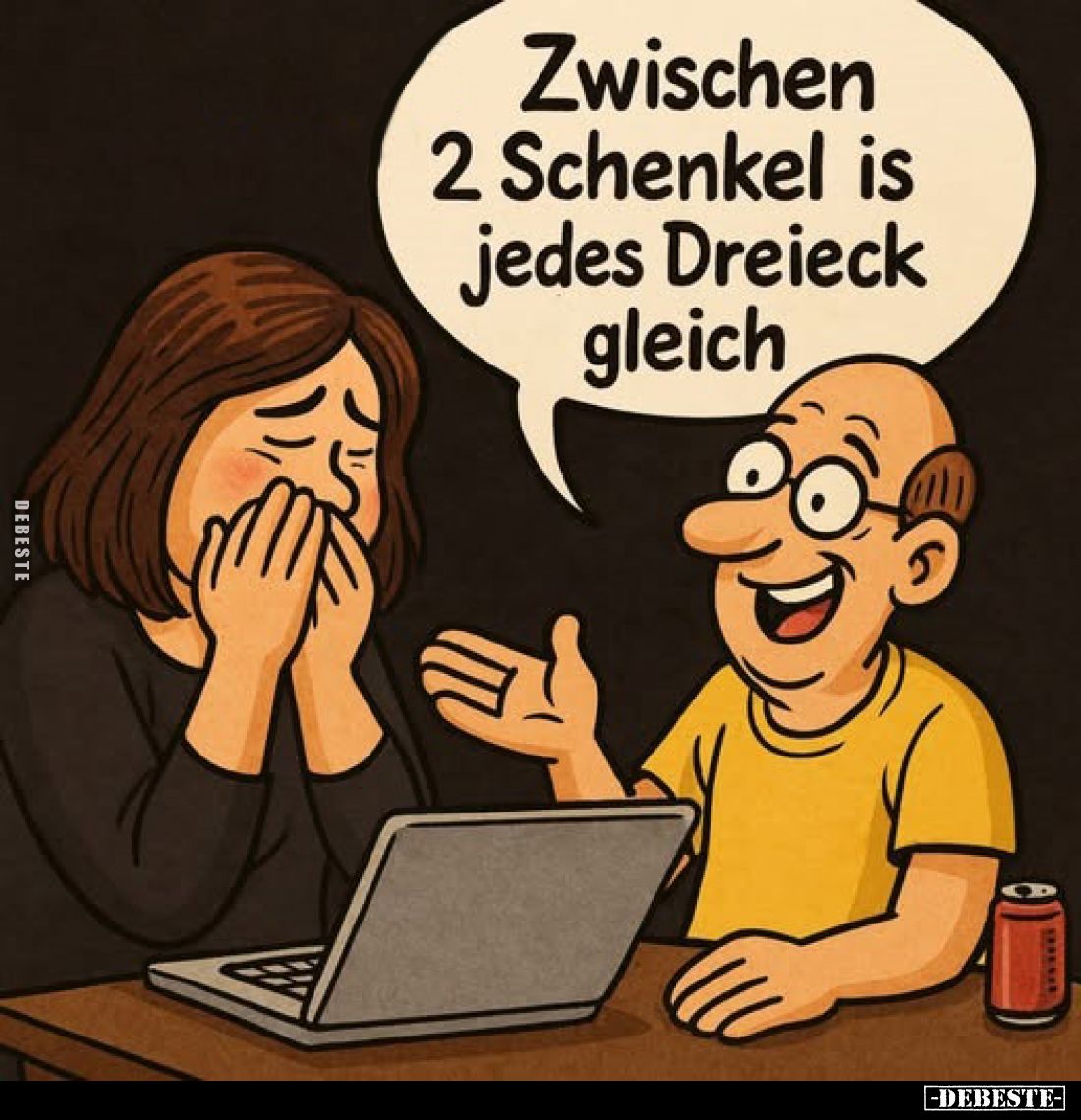 Zwischen 2 Schenkel is jedes Dreieck gleich