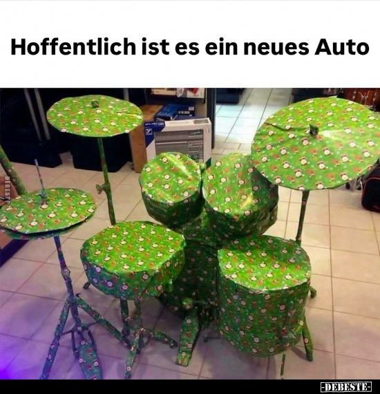 Hoffentlich ist es ein neues Auto.. - Lustige Bilder | DEBESTE.de