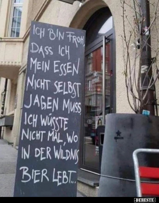 Ich bin froh, dass ich mein Essen.. - Lustige Bilder | DEBESTE.de