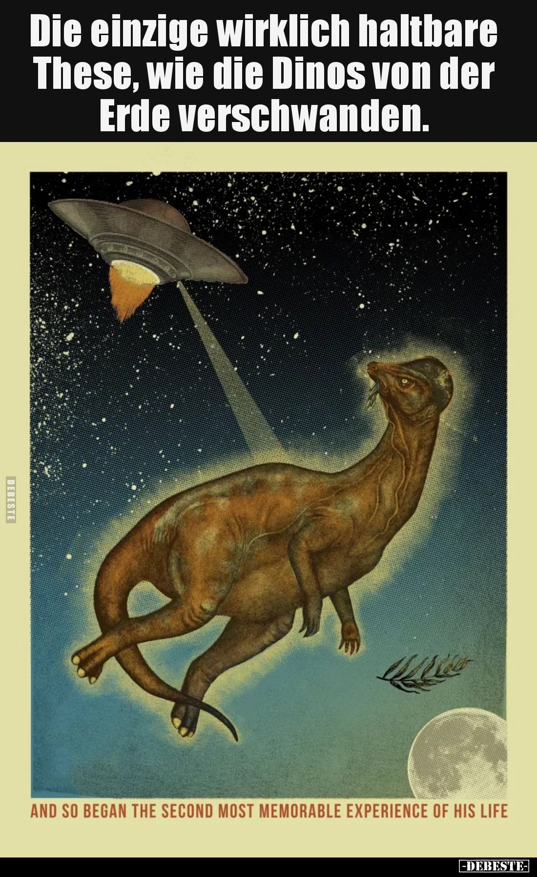 Die einzige wirklich haltbare These, wie die Dinos von der Erde verschwanden.