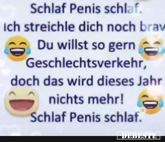 Schlaf Penis - Lustige Bilder | DEBESTE.de