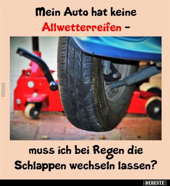 Mein Auto hat keine Allwetterreifen.. - Lustige Bilder | DEBESTE.de