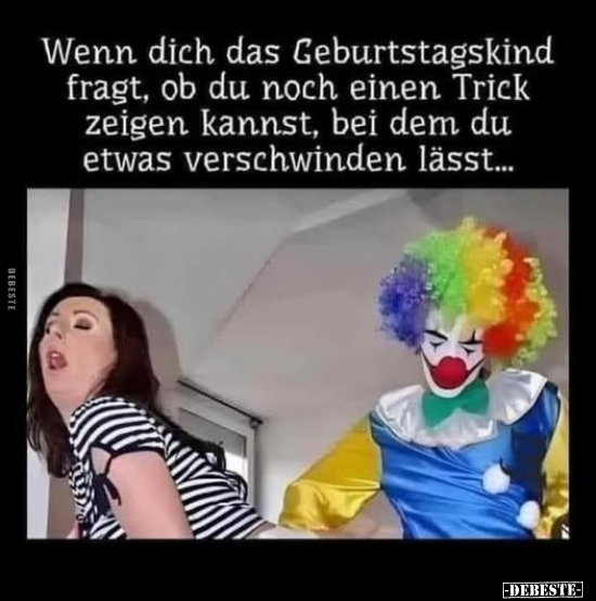 Wenn, Zeigen