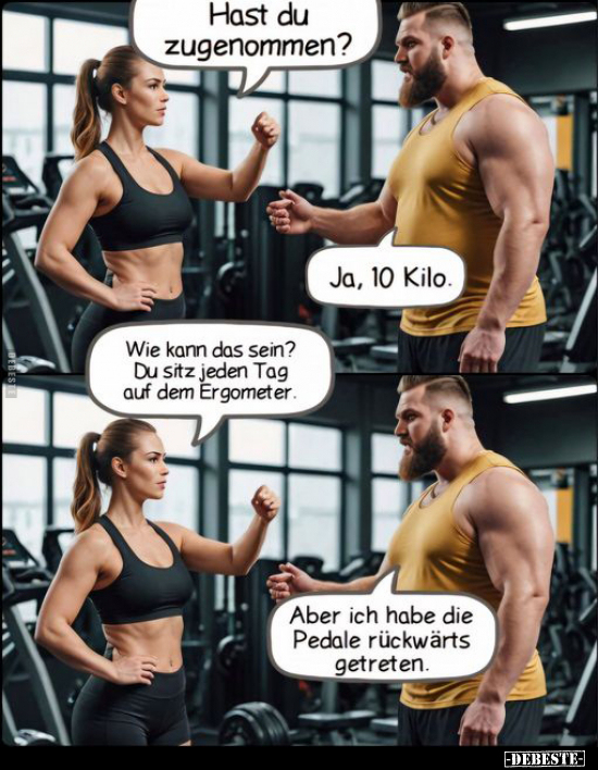 Hast du zugenommen? - Ja, 10 Kilo.. - Lustige Bilder | DEBESTE.de