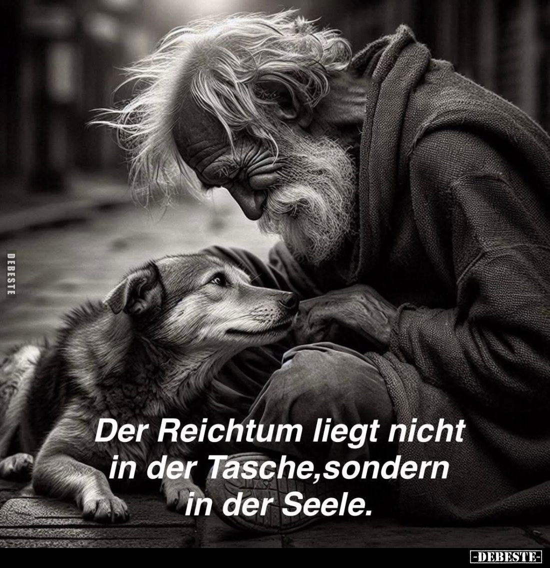 Der Reichtum liegt nicht in der Tasche... - Lustige Bilder | DEBESTE.de